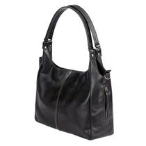 Bolsa Grande De Couro Legítimo Feminina Elena Ombro e Transversal