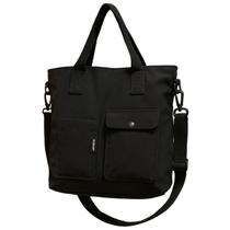 Bolsa Grande de Ombro Transversal Estilo Eco Bag com Botão