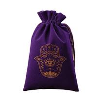 Bolsa Grande De Veludo Para Tarô E Fases Da Lua 14x22cm, Estojo De Viagem Para Joias, Cosméticos,