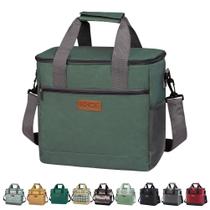 Bolsa grande isolada dobrável Cooler Iknoe para 24 latas Bolsa grande isolada dobrável Cooler Iknoe para 24 latas