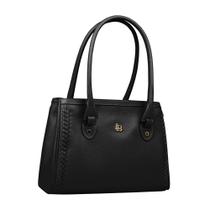 Bolsa Grande Linea Bella 6086 Cor:Preto