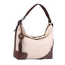 Bolsa Grande Linea Bella 6112 Cor:Bege Bolsa Grande Linea Bella 6112 Cor:Bege