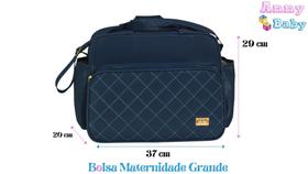 Bolsa Grande Maternidade Luxo - Lilian Baby