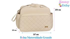 Bolsa Grande Maternidade Luxo - Lilian Baby