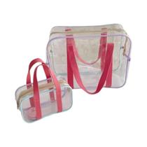 Bolsa Grande Transparente Impermeável De PVC Para Praia, Natação E Armazenamento Externo Com Alça