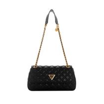 Bolsa Guess Black Giully Quilted Crossbody Bag - Qa874821 Pr