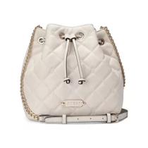 Bolsa Guess Quincey Bucket Off White