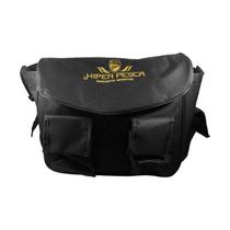 Bolsa Hiper Pesca 4 Compartimentos Externos Alça de Ombro Preta Bolsa Hiper Pesca 4 Compartimentos Externos Alça de Ombro Preta