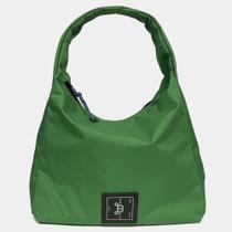 Bolsa Hobo de Nylon Verde