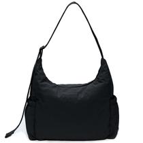 Bolsa Hobo Dulcet Project Nylon Crossbody preta para mulheres Bolsa Hobo Dulcet Project Nylon Crossbody preta para mulheres