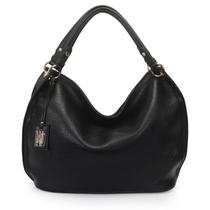 Bolsa Hobo Feminina Grande Wj Preta Com Zíper Tiracolo Pu Bolsa Hobo Feminina Grande Wj Preta Com Zíper Tiracolo Pu