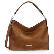 Bolsa hobo grande alça tresse aplicação metais wj sintético