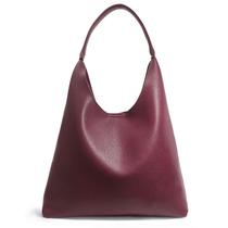 Bolsa Hobo HOXIS de material vegano macio para mulheres, vermelho escuro Bolsa Hobo HOXIS de material vegano macio para mulheres, vermelho escuro