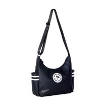 Bolsa Hobo Média Mickey Mouse Sport College Moderna Urbano