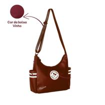 Bolsa Hobo Média Mickey Mouse Sport College Moderna Urbano
