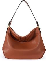 Bolsa Hobo Montana West MWC-085BR de material vegano tamanho médio