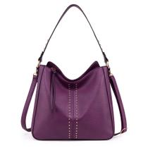 Bolsa Hobo Montana West MWC-128-PP para mulheres em material vegano