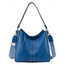 Bolsa Hobo Montana West MWC-128ABLUE em material vegano para mulheres