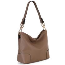 Bolsa Hobo Montana West MWC-128BKH para mulheres em material vegano