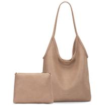 Bolsa Hobo Montana West MWC2-111BG para mulheres em couro PU