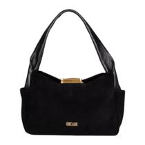 Bolsa hobo orcade camurça preta oc0799f