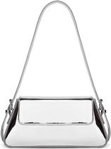 Bolsa Hobo Shoowyees Evening Y2k Shiny Silver para mulheres Bolsa Hobo Shoowyees Evening Y2k Shiny Silver para mulheres