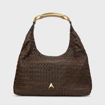 Bolsa Hobo Tressë Carrano 800903 Cor:Marrom Escuro