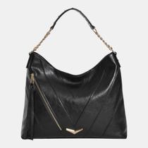 Bolsa Hobo Via Marte Grande Preta