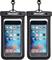 Bolsa impermeável para telefone Hiearcool Universal Case iPhone preta