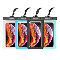 Bolsa impermeável para telefone Newppon, pacote com 4, flutuante de até 30 m