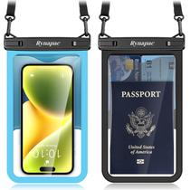 Bolsa impermeável para telefone Rynapac 8,5" com cordão IPX8, pacote com 2 Bolsa impermeável para telefone Rynapac 8,5" com cordão IPX8, pacote com 2