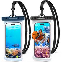 Bolsa impermeável para telefone UnbreakCable IPX8 7", pacote com 2