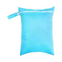 Bolsa Impermeável Reutilizável De Cor Sólida Para Fraldas, Roupas De Banho, Roupas Molhadas E