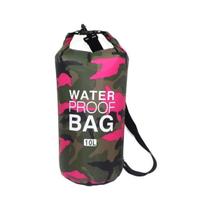 Bolsa Impermeável Saco Bag Estanque 10 Litros Camping Bag Rosa