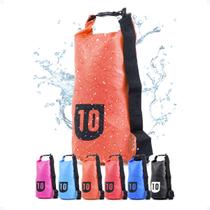 Bolsa Impermeável Saco Estanque 10L Pvc Pesca Camping Praia