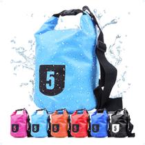 Bolsa Impermeável Saco Estanque 5L Pvc Pesca Camping Praia