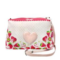Bolsa Infantil Feminina Moranguinhos com Coração Magicc Bolsas MI-087
