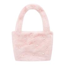 Bolsa Infantil Kukiê em Pelo Liso na cor Rosa