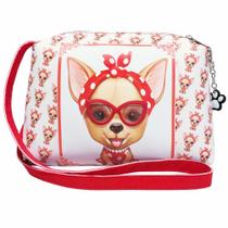 Bolsa Infantil Menina Cachorrinha Vermelha com Óculos Magicc Bolsas MI-064 Bolsa Infantil Menina Cachorrinha Vermelha com Óculos Magicc Bolsas MI-064