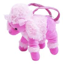 Bolsa Infantil Menina Cachorro Poodle Rosa Pink 23x23cm - Foffy