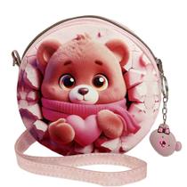 Bolsa Infantil Menina Criança Ursinho Redonda Magicc MI-226 Bolsa Infantil Menina Criança Ursinho Redonda Magicc MI-226