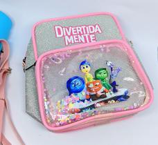 Bolsa Infantil Menina Mochila de Costa Pequena Personagens Divertidamente 2 filme Bolsinha Divertida Mente Alegria Bolsa Infantil Menina Mochila de Costa Pequena Personagens Divertidamente 2 filme Bolsinha Divertida Mente Alegria