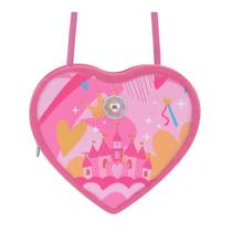 Bolsa Infantil Menina Molekinha Coração- Rosa/ Multi Rosa