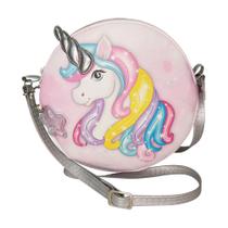 Bolsa Infantil Menina Unicórnio Rosa Magicc Bolsas MI-216