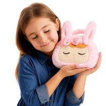 Bolsa Infantil Metoo Coelha Rosa Com Laço e Alça De Mão Bolsa Infantil Metoo Coelha Rosa Com Laço e Alça De Mão