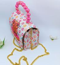 Bolsa Infantil Mini Bag Alça Mão Cute Pérola Bolsinha Meninas alça Transversal Desenho Animado Capivara 2025 Moda