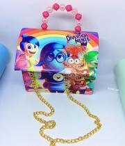 Bolsa Infantil Mini Bag Divertidamente Alça Transversal Corrente Bolsinha para Menina Personagem Divertida Mente 2 Filme Bolsa Infantil Mini Bag Divertidamente Alça Transversal Corrente Bolsinha para Menina Personagem Divertida Mente 2 Filme
