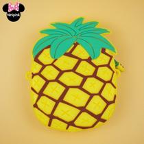 Bolsa Infantil Moda Frutas Silicone Cor:Abacaxi Bolsa Infantil Moda Frutas Silicone Cor:Abacaxi