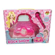 Bolsa Infantil Musical Rock Microfone Toca Musica Celular