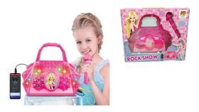 Bolsa Infantil Musical Rock Show Com Microfone e Toca Musica Do Celular